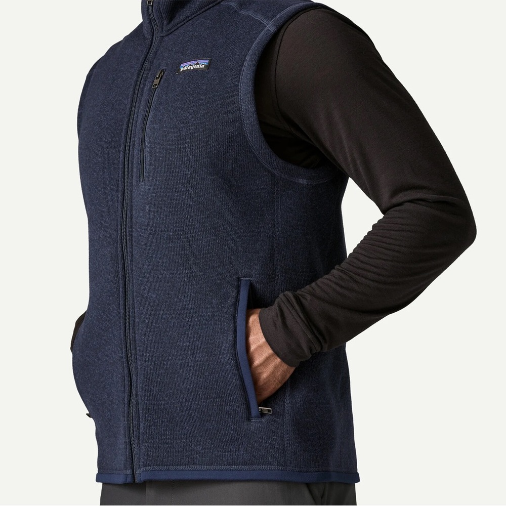 Patagonia Sz XXL Men's Better Sweater® Fleece Vest Navy - Picture 3 of 6